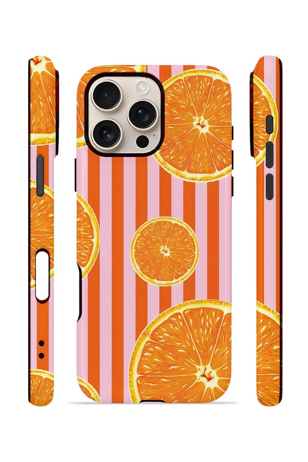iPhone 16 Pro Vorian Çift Katmanlı MagSafe Kılıf Sunset Orange Grove