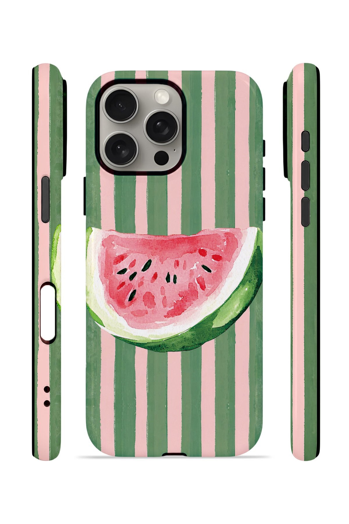 iPhone 15 Pro Vorian Çift Katmanlı Kılıf Watermelon Postcard