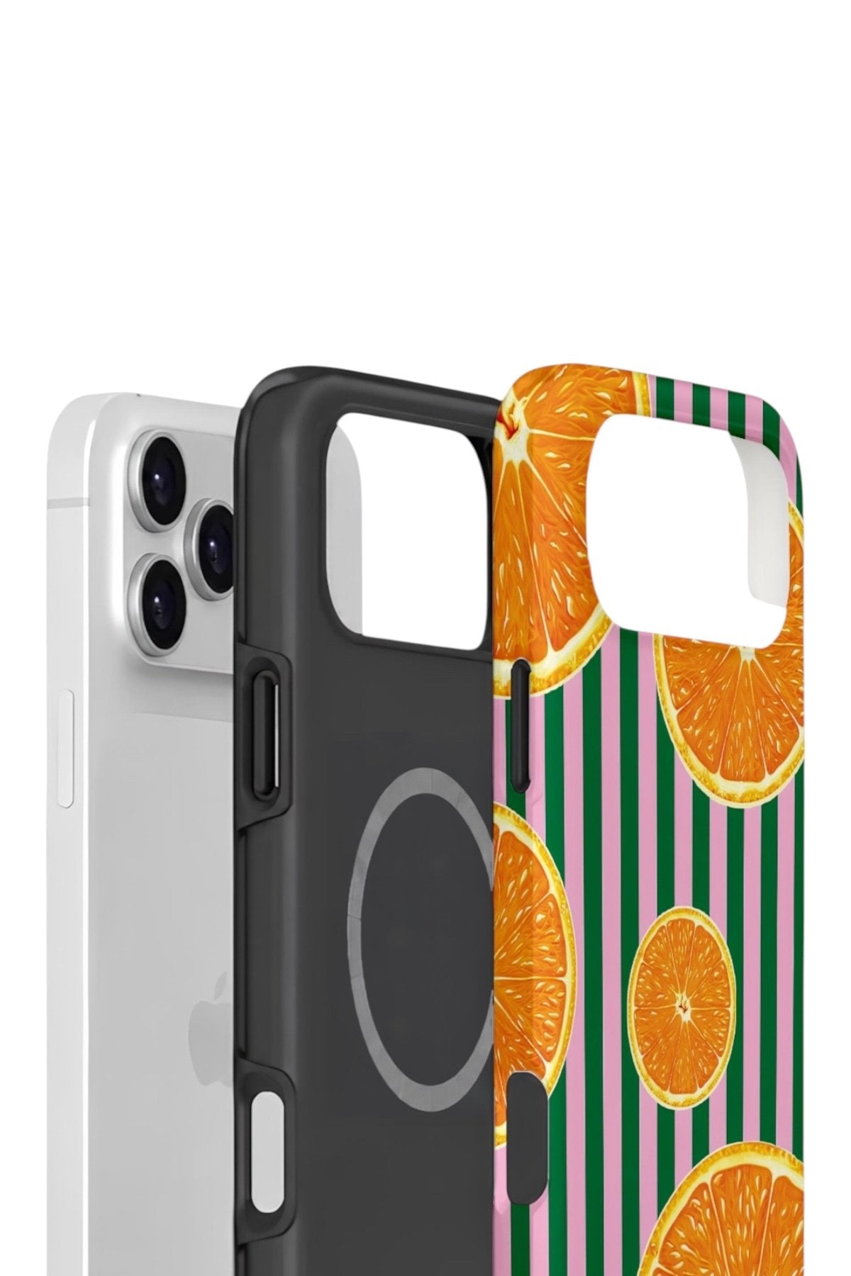 iPhone 17 Pro Vorian Çift Katmanlı MagSafe Kılıf Orange Grove Cabana