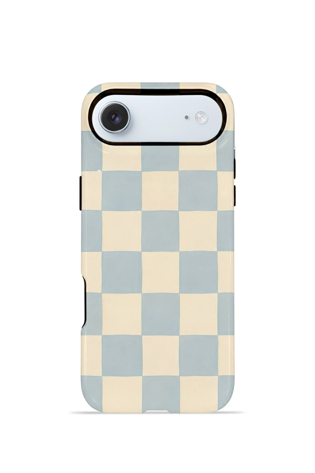 iPhone 17 Air Vorian Çift Katmanlı MagSafe Kılıf Powder Blue Checker