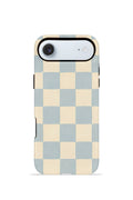 iPhone 17 Air Vorian Çift Katmanlı MagSafe Kılıf Powder Blue Checker