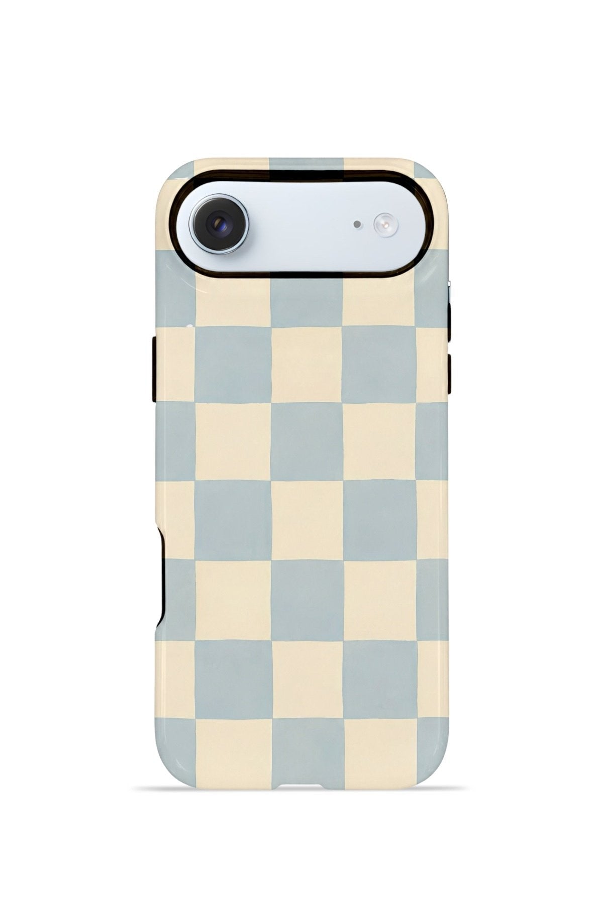 iPhone 17 Air Vorian Çift Katmanlı MagSafe Kılıf Powder Blue Checker