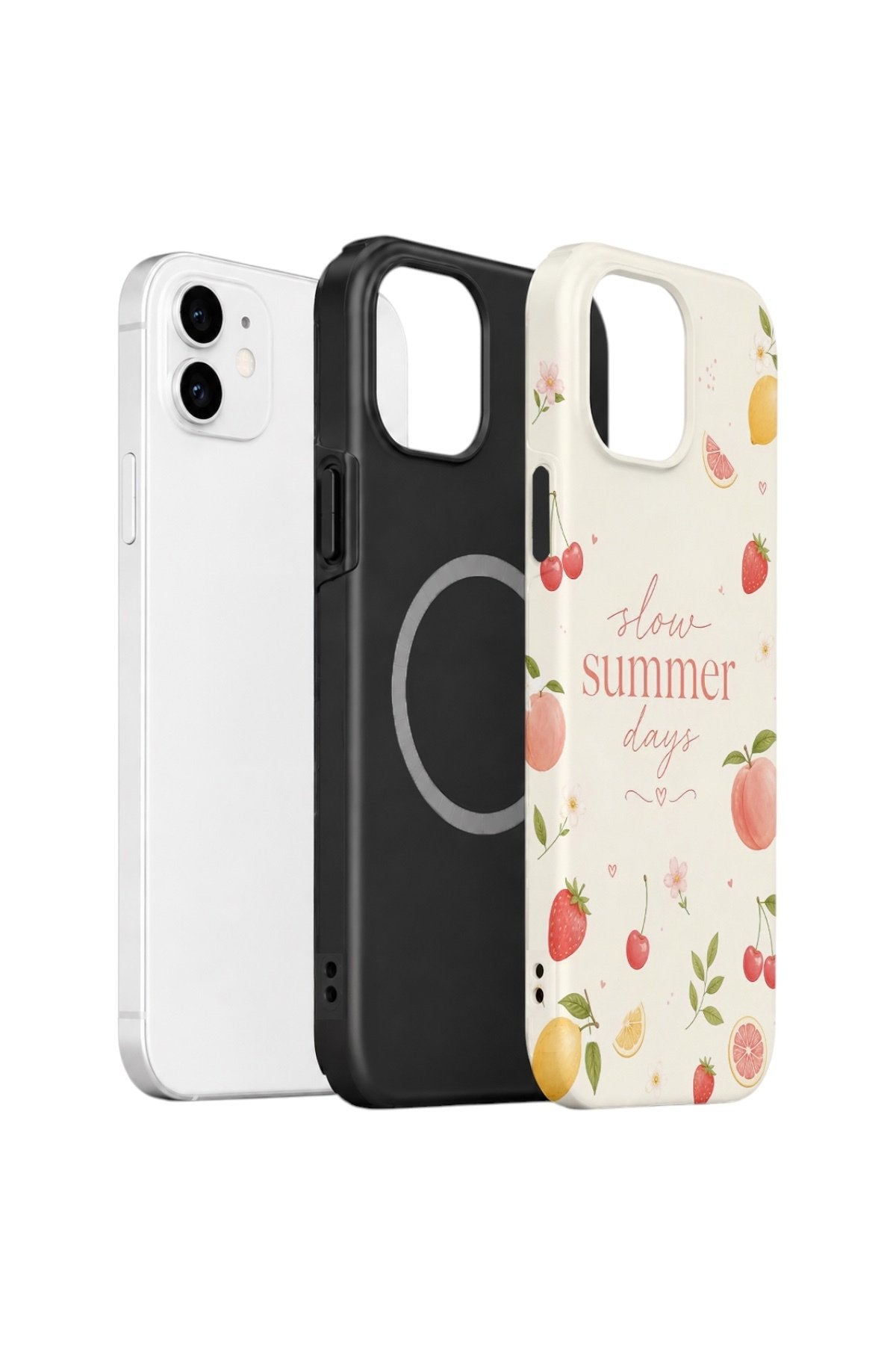 iPhone 12 Vorian Çift Katmanlı MagSafe Kılıf Slow Summer Days