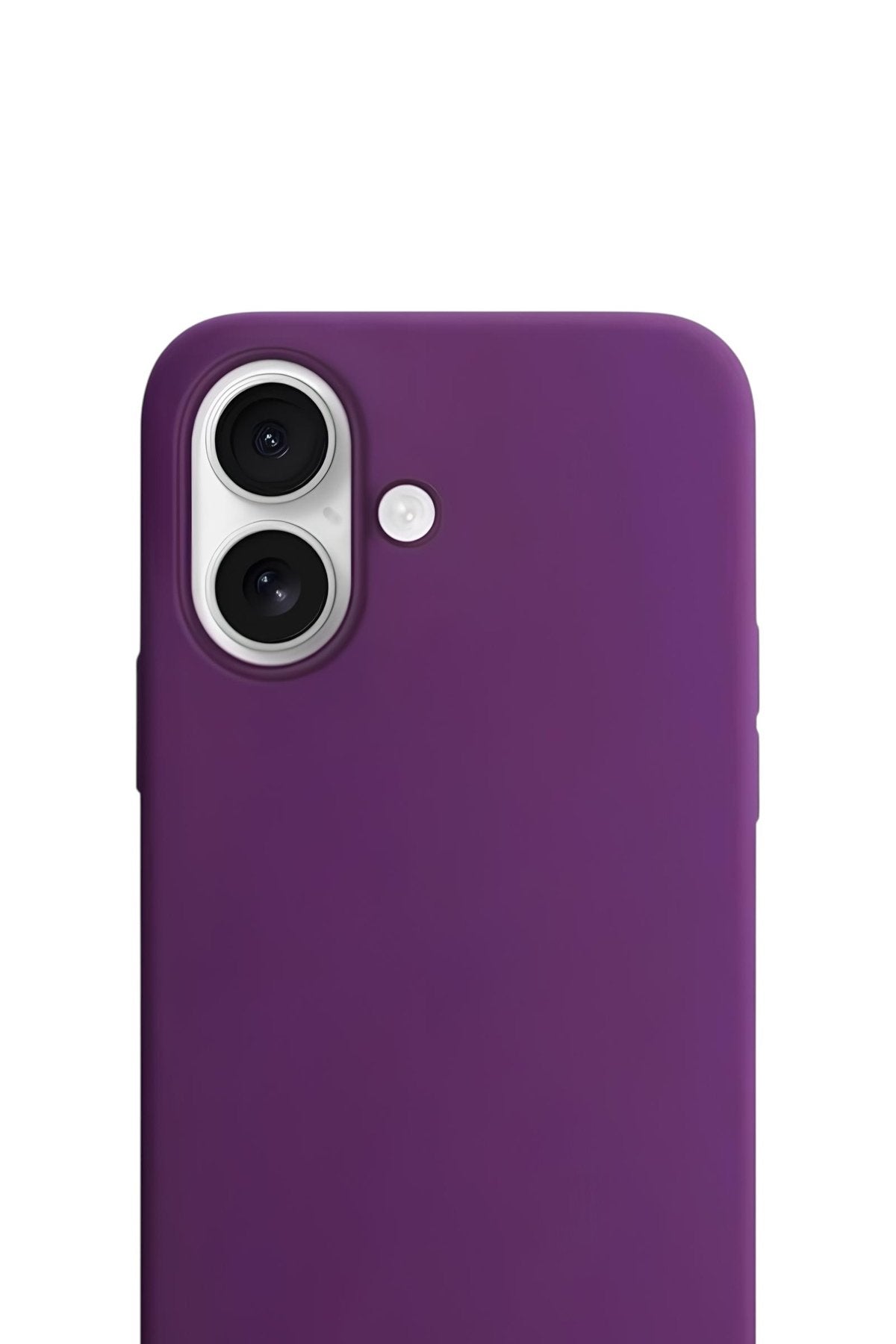 iPhone 17 Soft Touch Lansman Silikon Kılıf Derin Mor