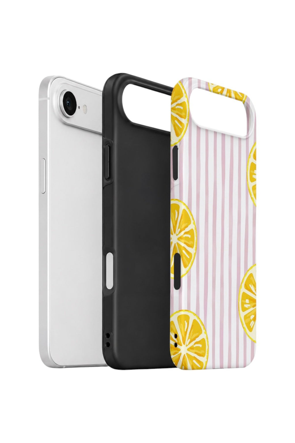 iPhone 17 Air Vorian Çift Katmanlı Kılıf Pink Lemon Window