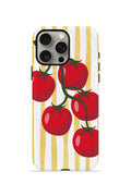 iPhone 15 Pro Vorian Çift Katmanlı Kılıf Tomato Market Stripe