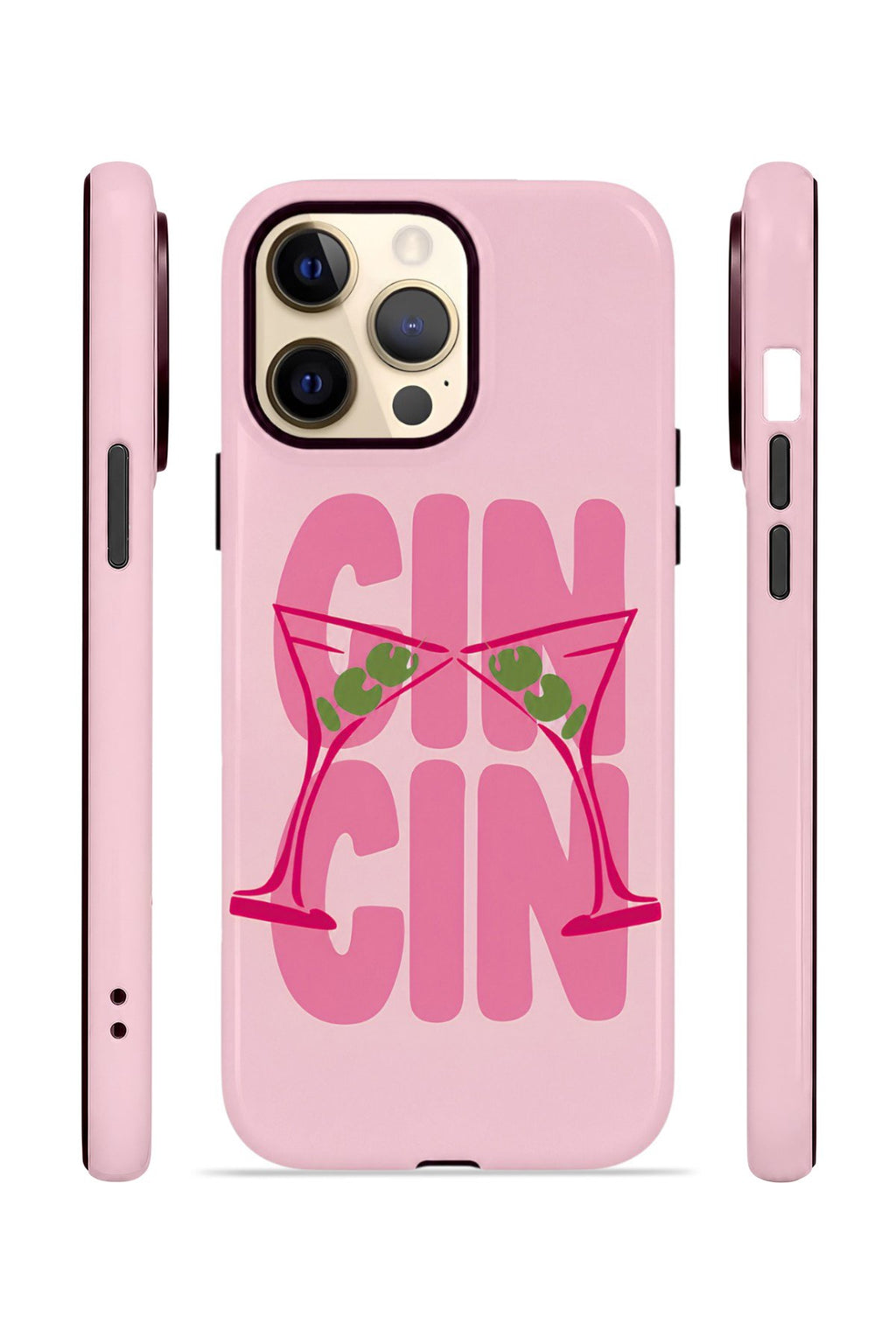 iPhone 14 Pro Vorian Çift Katmanlı Kılıf Gin O Clock