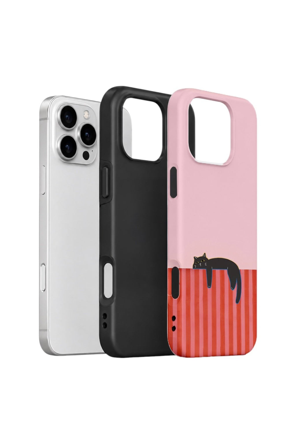 iPhone 16 Pro Max Vorian Çift Katmanlı Kılıf Lazy Cat Sunset