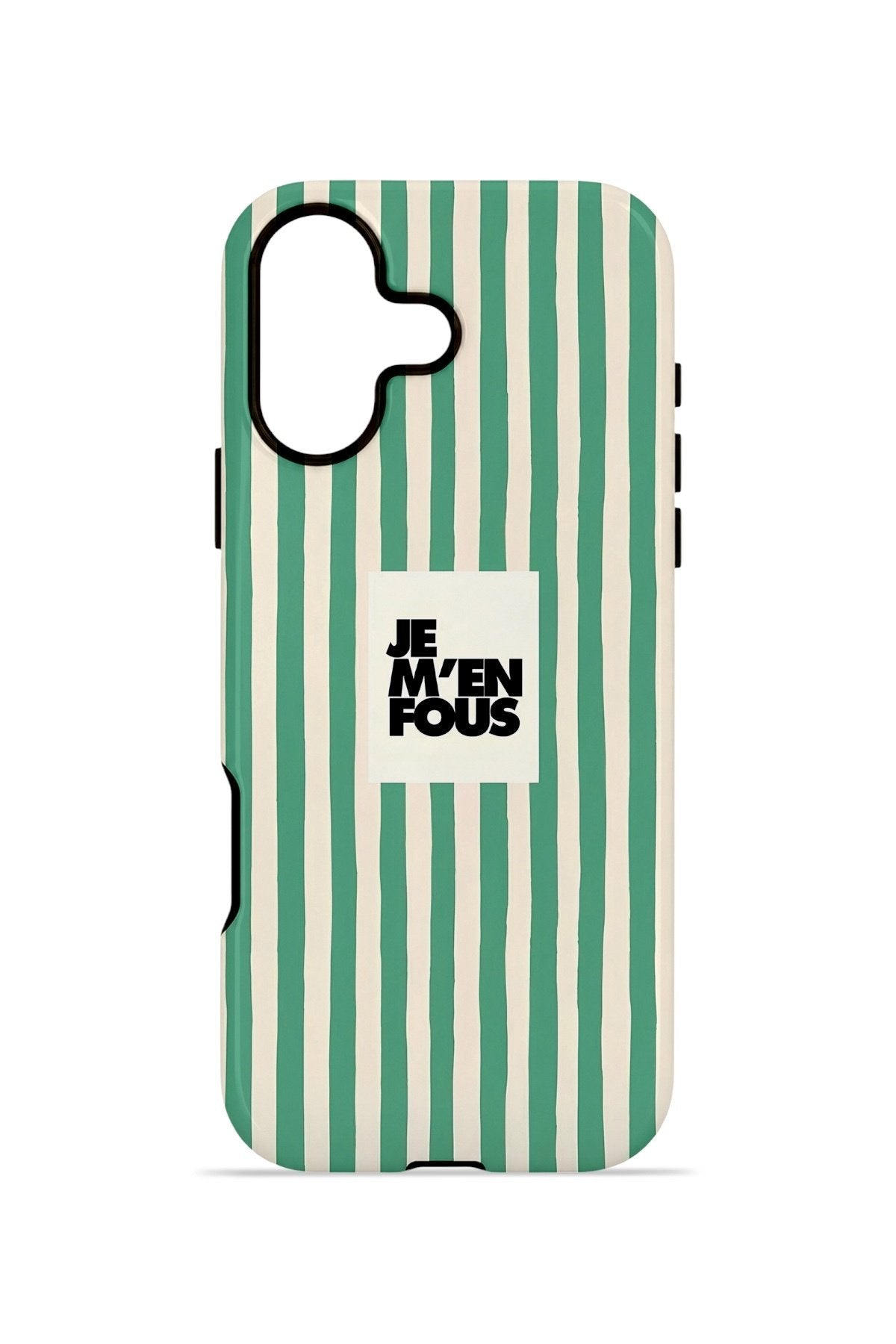 iPhone 16 Vorian Çift Katmanlı Kılıf Je M En Fous Green