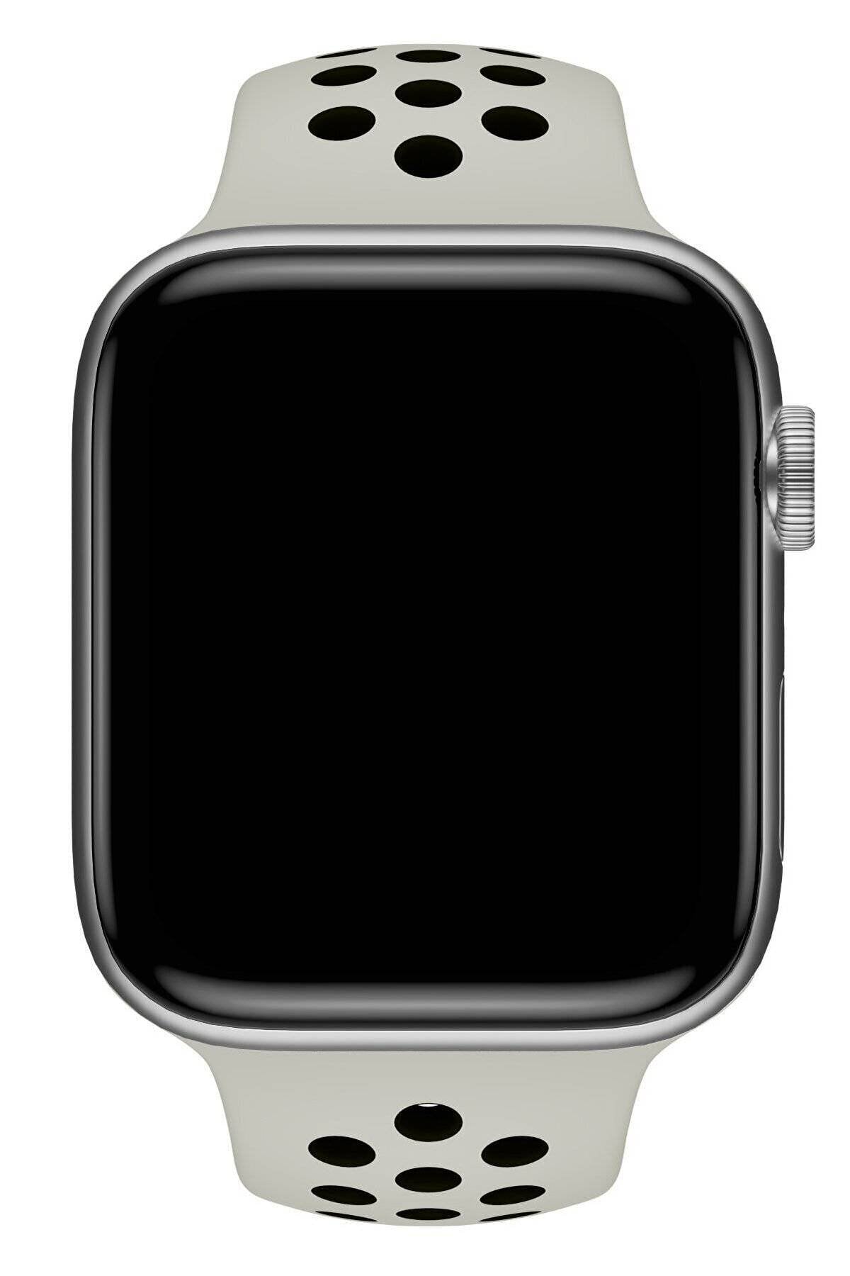 Apple Watch Series Fileli Kordon Gri-Siyah