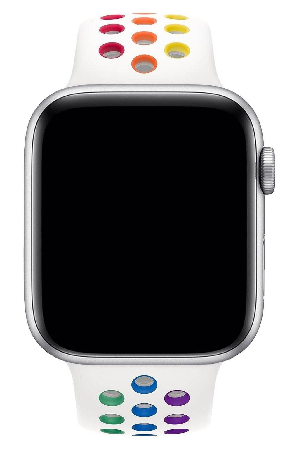 Apple Watch Series Fileli Kordon Beyaz-Renkli