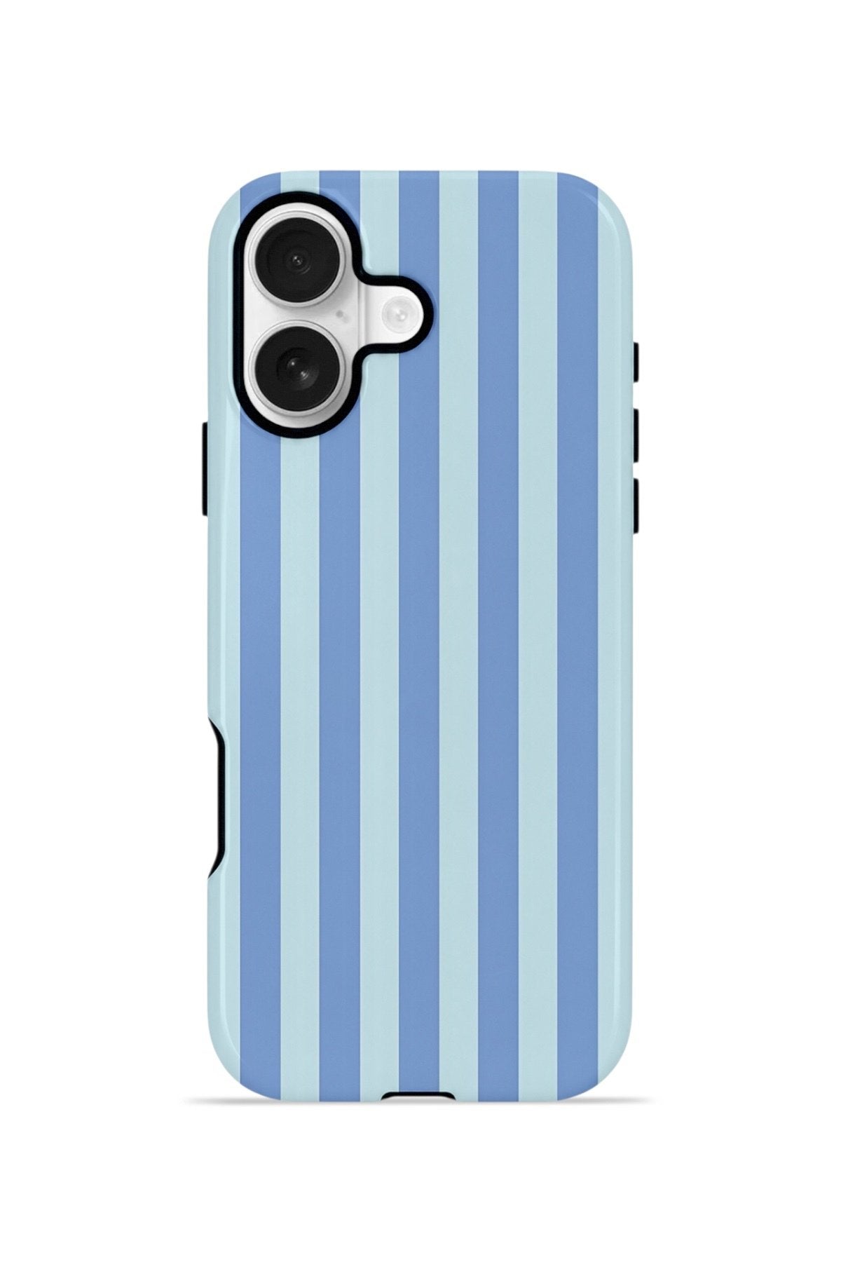 iPhone 16 Plus Vorian Çift Katmanlı Kılıf Blue Gelato Stripe
