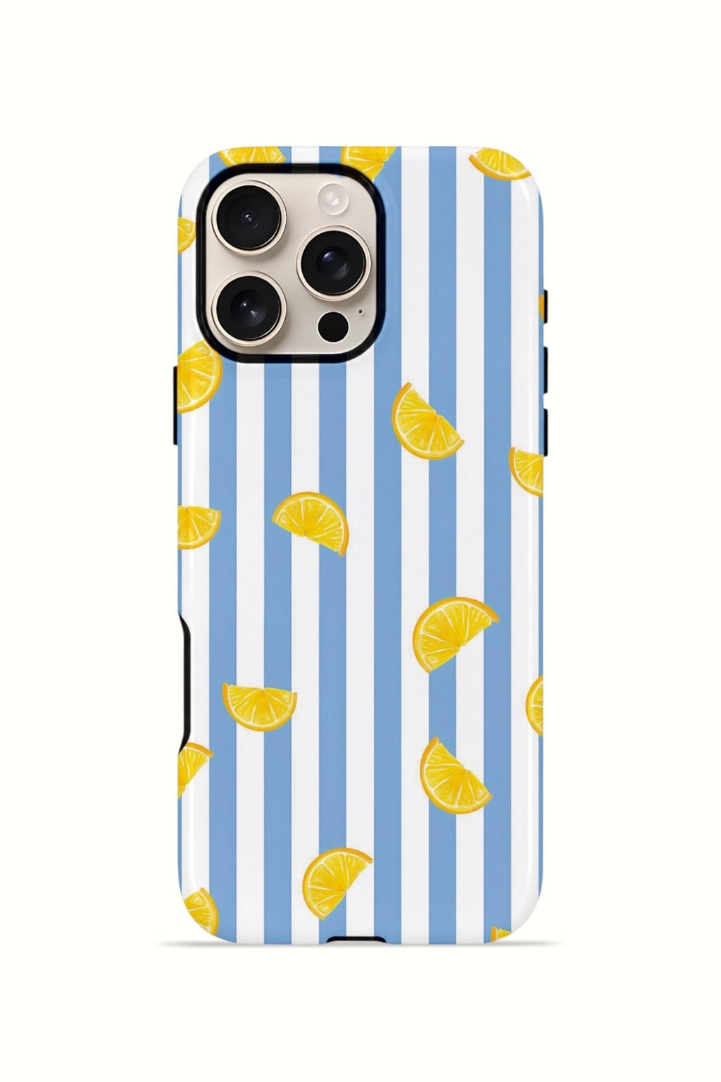 iPhone 16 Pro Max Vorian Çift Katmanlı MagSafe Kılıf Lemon Confetti Blue