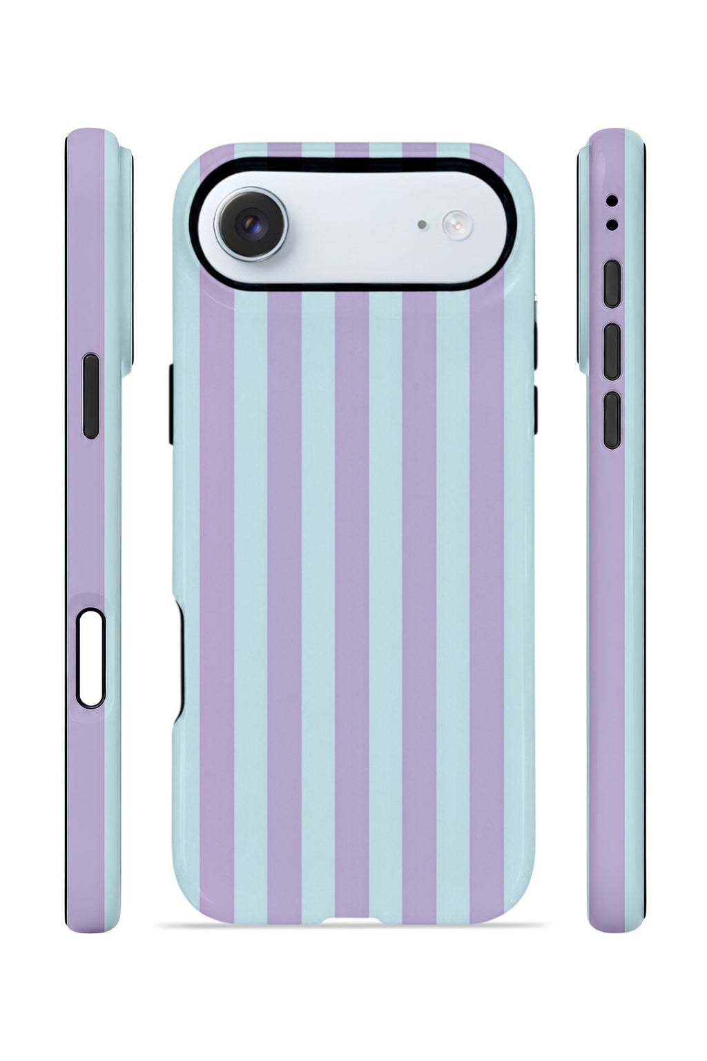 iPhone 17 Air Vorian Çift Katmanlı Kılıf Lilac Riviera Stripe