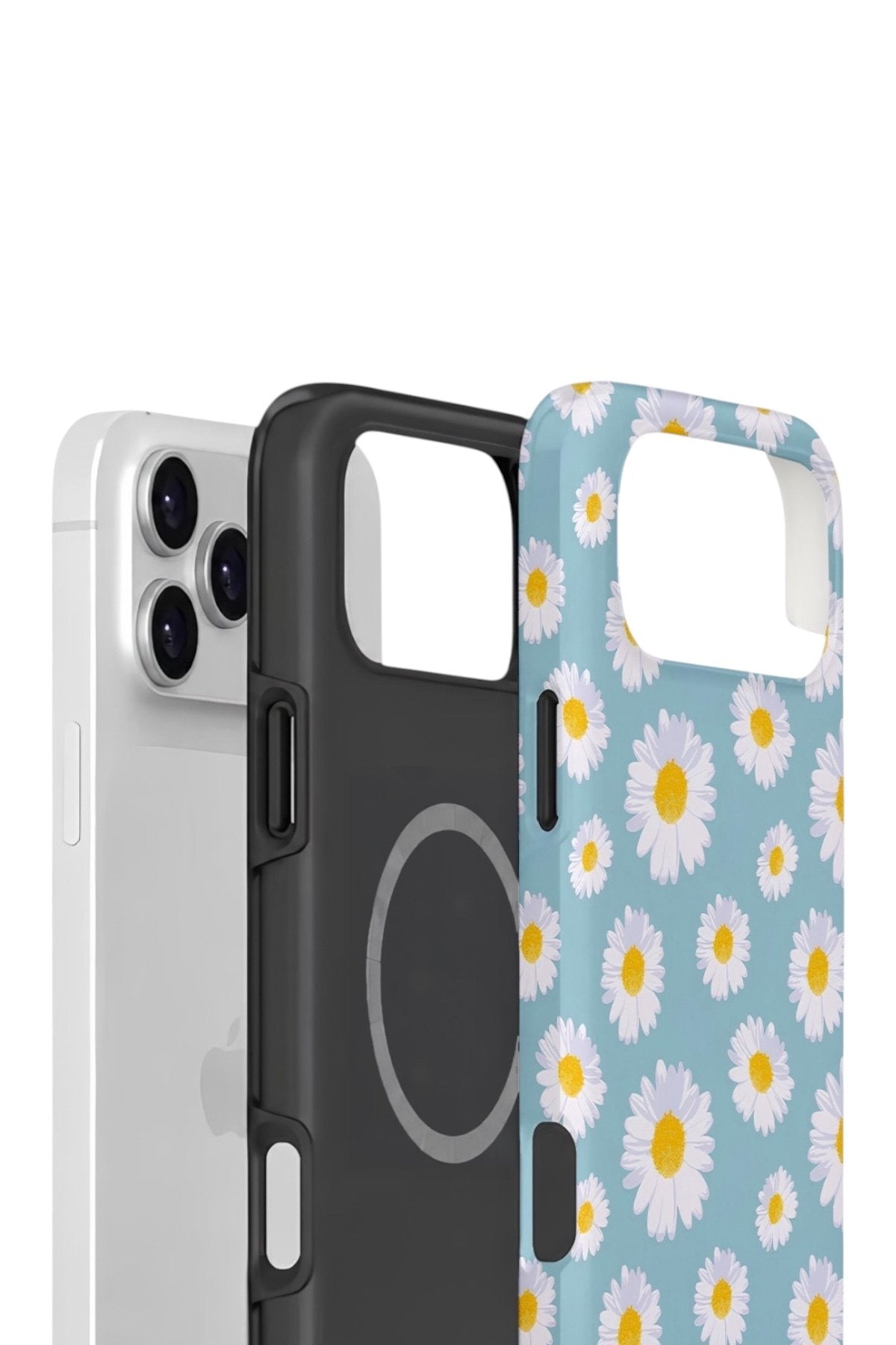 iPhone 17 Pro Max Vorian Çift Katmanlı MagSafe Kılıf Daisy Sky