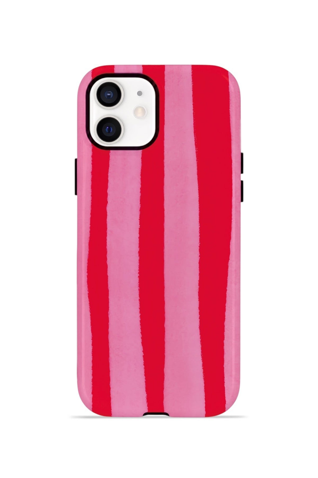 iPhone 11 Vorian Çift Katmanlı Kılıf Raspberry Bold Stripe