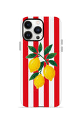 iPhone 14 Pro Vorian Çift Katmanlı Kılıf Lemon Parade Red