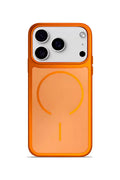 iPhone 17 Pro Aurion SoftTouch Metalik MagSafe Kılıf Solar Amber