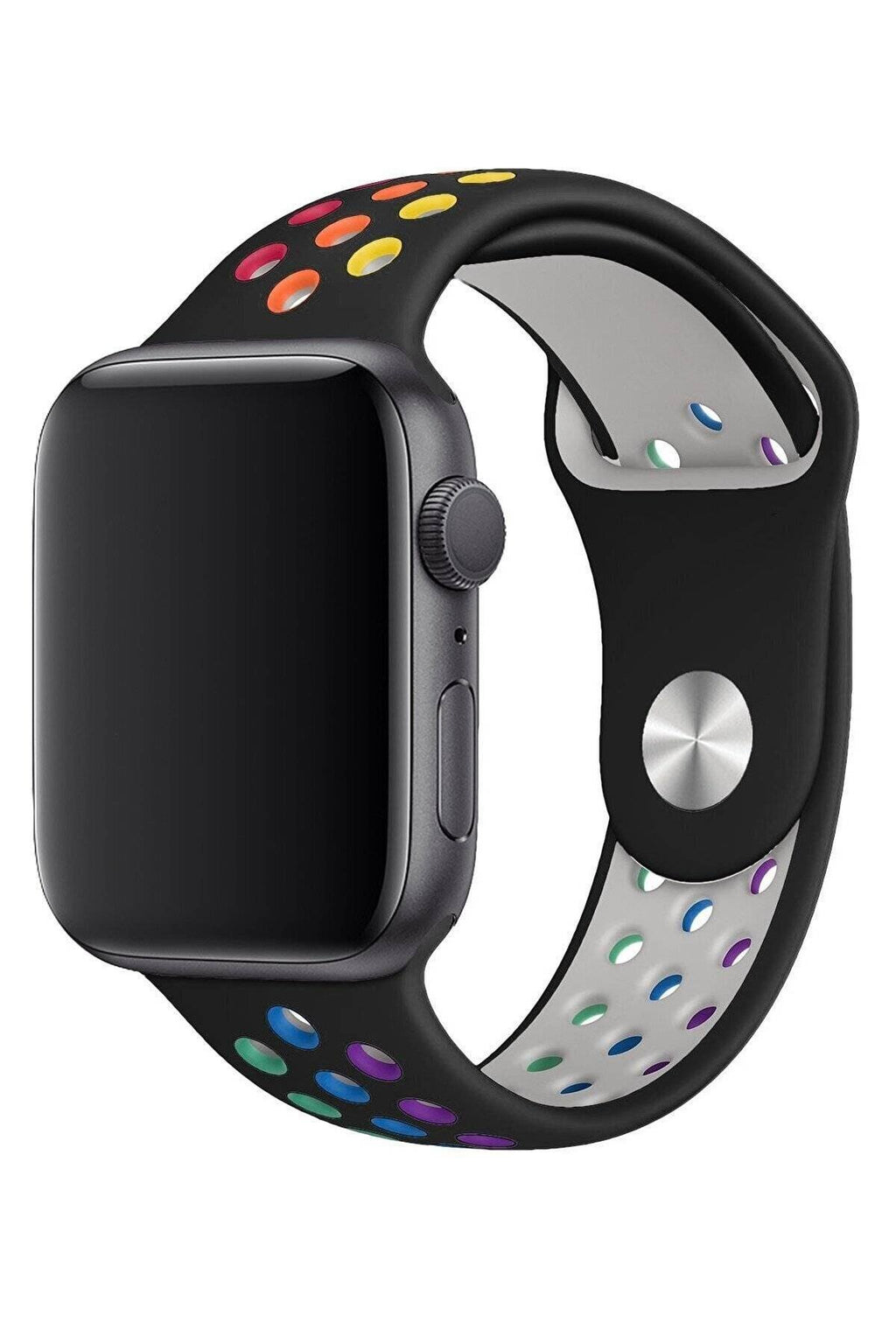 Apple Watch Fileli Kordon Siyah-Renkli