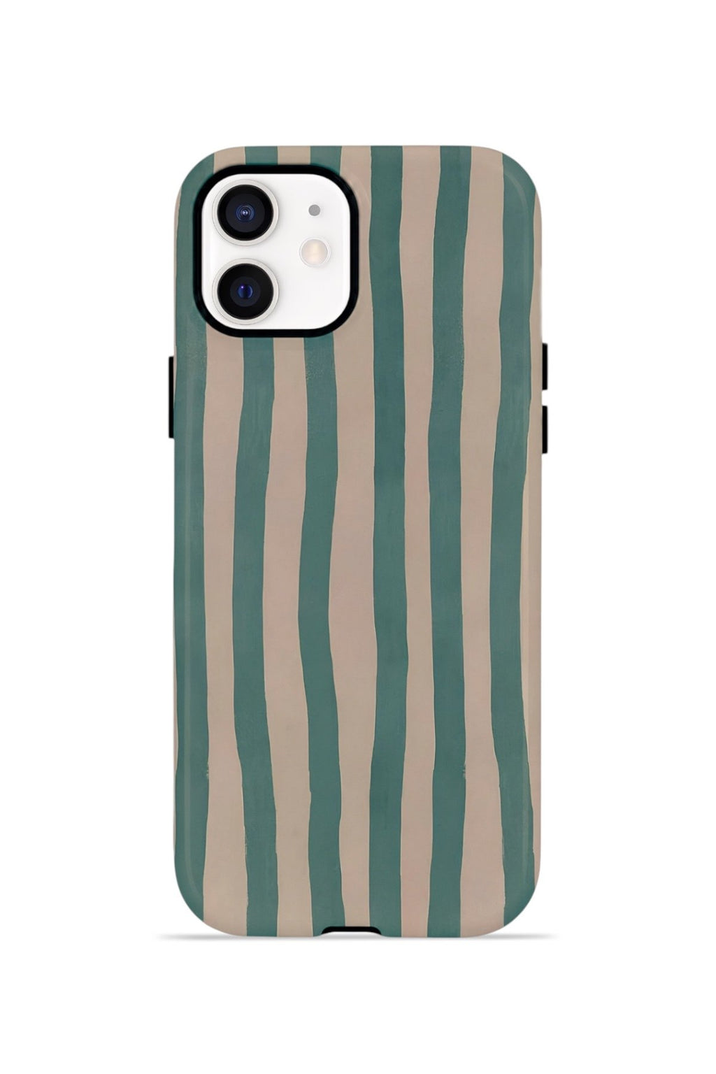 iPhone 11 Vorian Çift Katmanlı Kılıf Sage Riviera Stripe