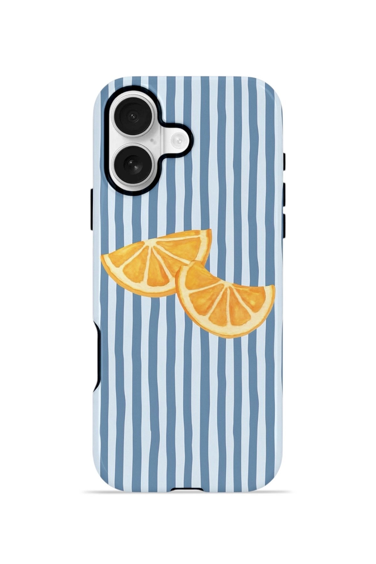 iPhone 16 Vorian Çift Katmanlı MagSafe Kılıf Blue Orange Slices