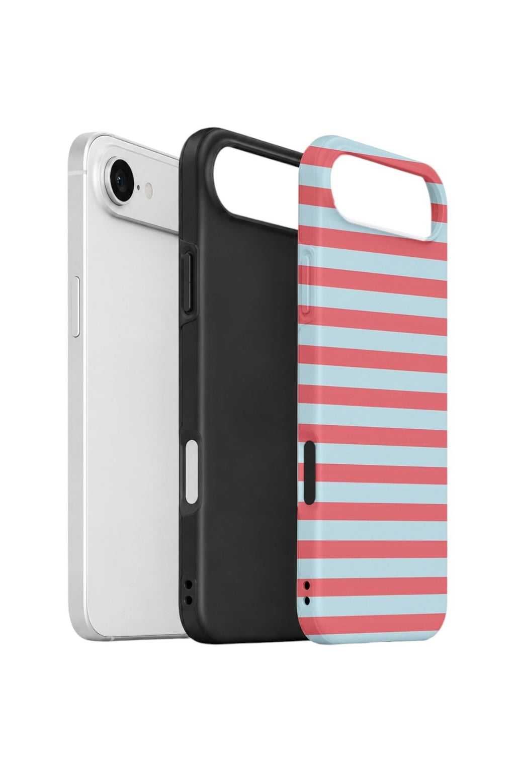iPhone 17 Air Vorian Çift Katmanlı Kılıf Candy Horizon Stripe