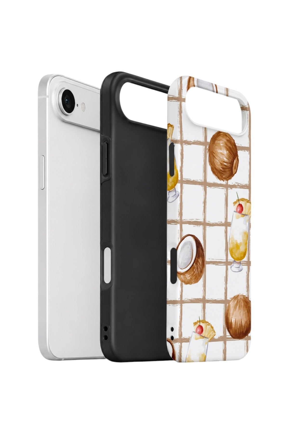 iPhone 17 Air Vorian Çift Katmanlı Kılıf Coconut Cabana