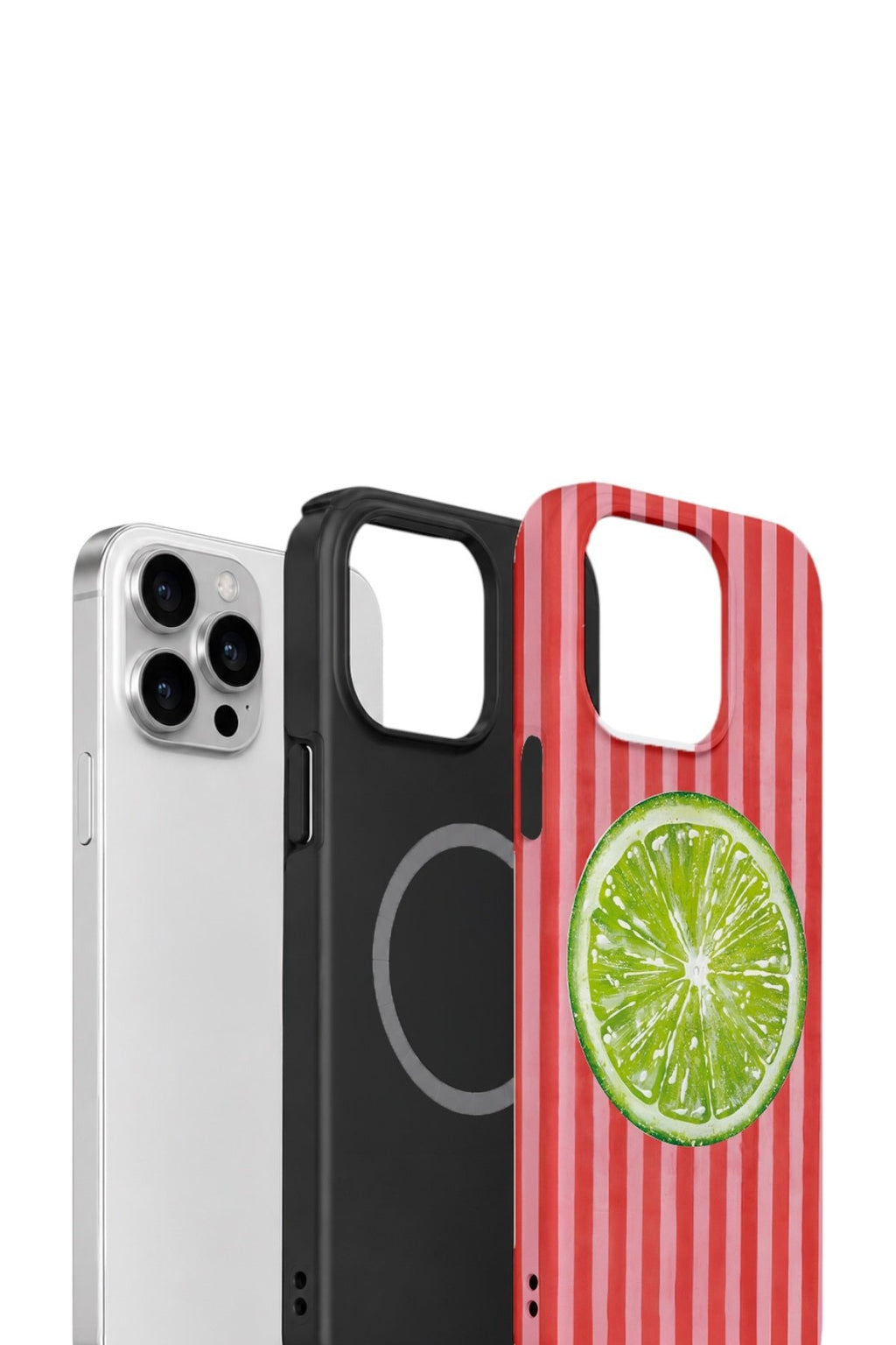 iPhone 13 Pro Vorian Çift Katmanlı MagSafe Kılıf Lime Slice Pop
