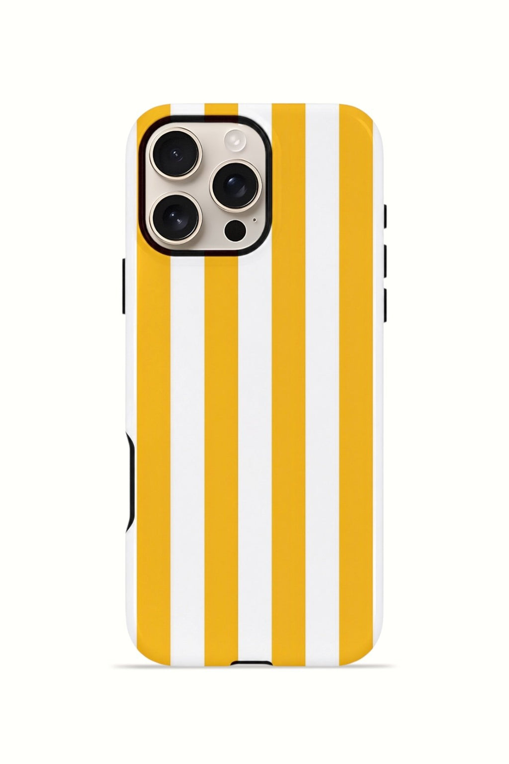 iPhone 16 Pro Vorian Çift Katmanlı MagSafe Kılıf Golden Riviera Stripe