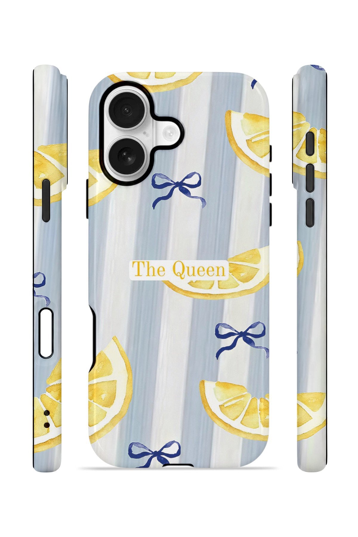 iPhone 16 Vorian Çift Katmanlı MagSafe Kılıf Queen Lemon Bow