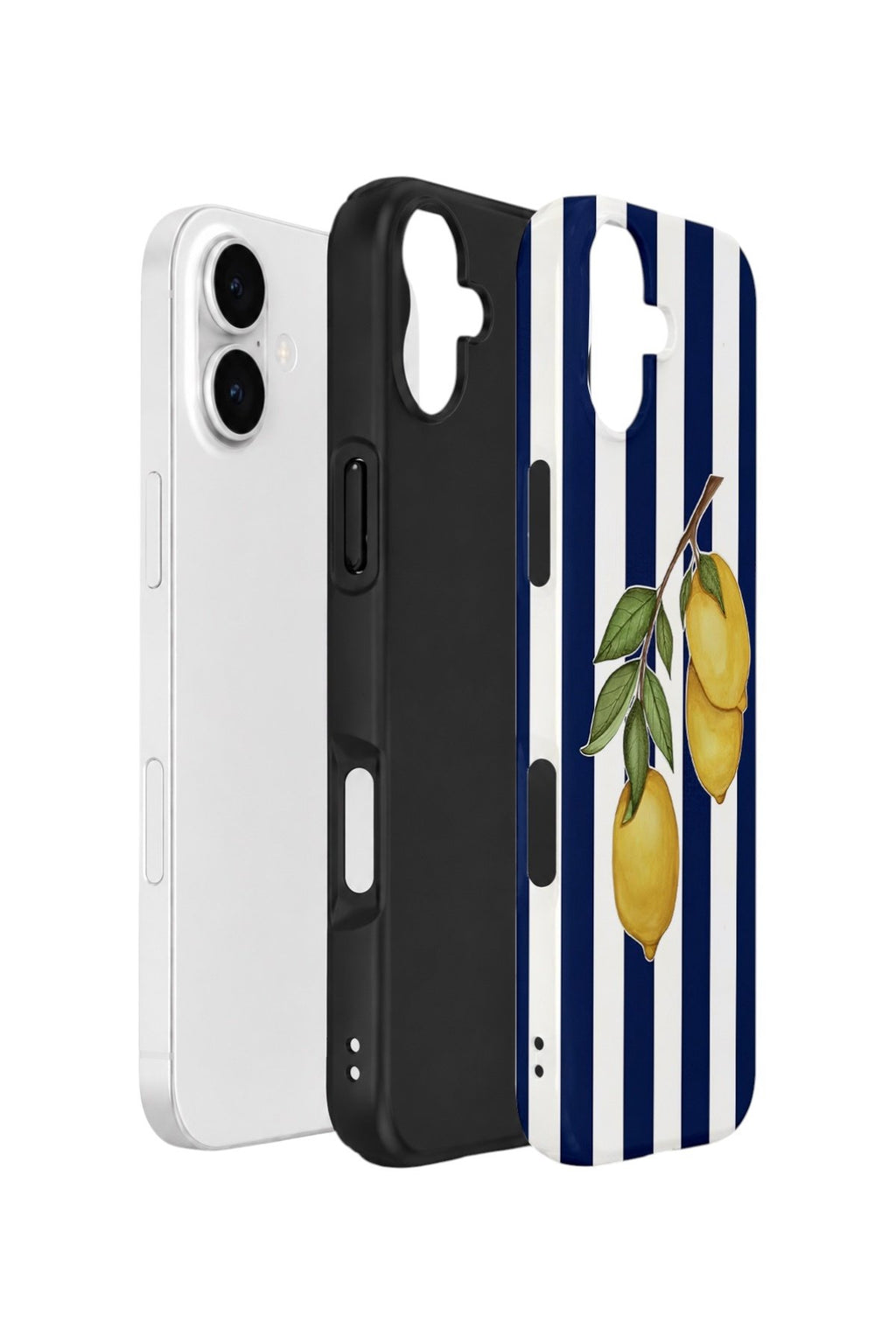 iPhone 16 Plus Vorian Çift Katmanlı Kılıf Amalfi Lemon Branch
