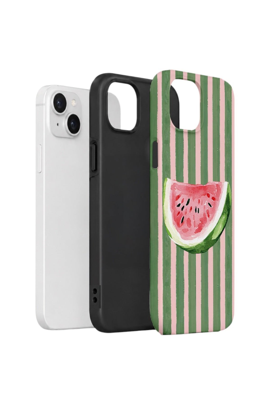 iPhone 14 Vorian Çift Katmanlı Kılıf Watermelon Postcard