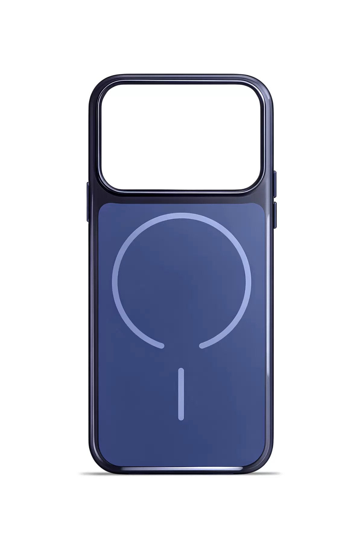iPhone 17 Pro Max AuraShield MagSafe Kılıf Blue Frame