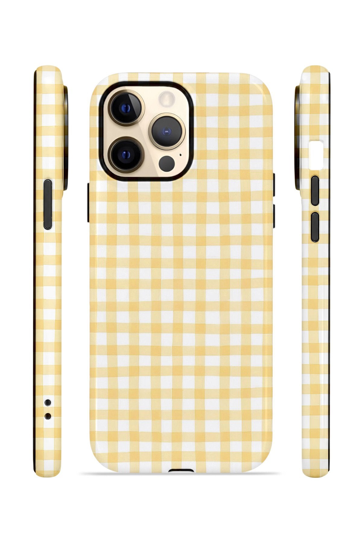 iPhone 12 Pro Vorian Çift Katmanlı Kılıf Butter Gingham