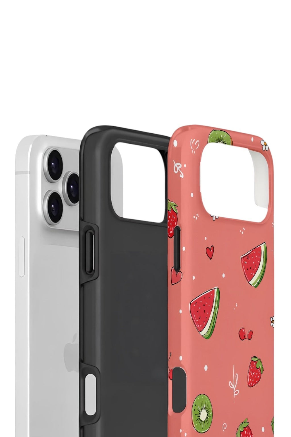 iPhone 17 Pro Vorian Çift Katmanlı Kılıf Summer Fruit Crush