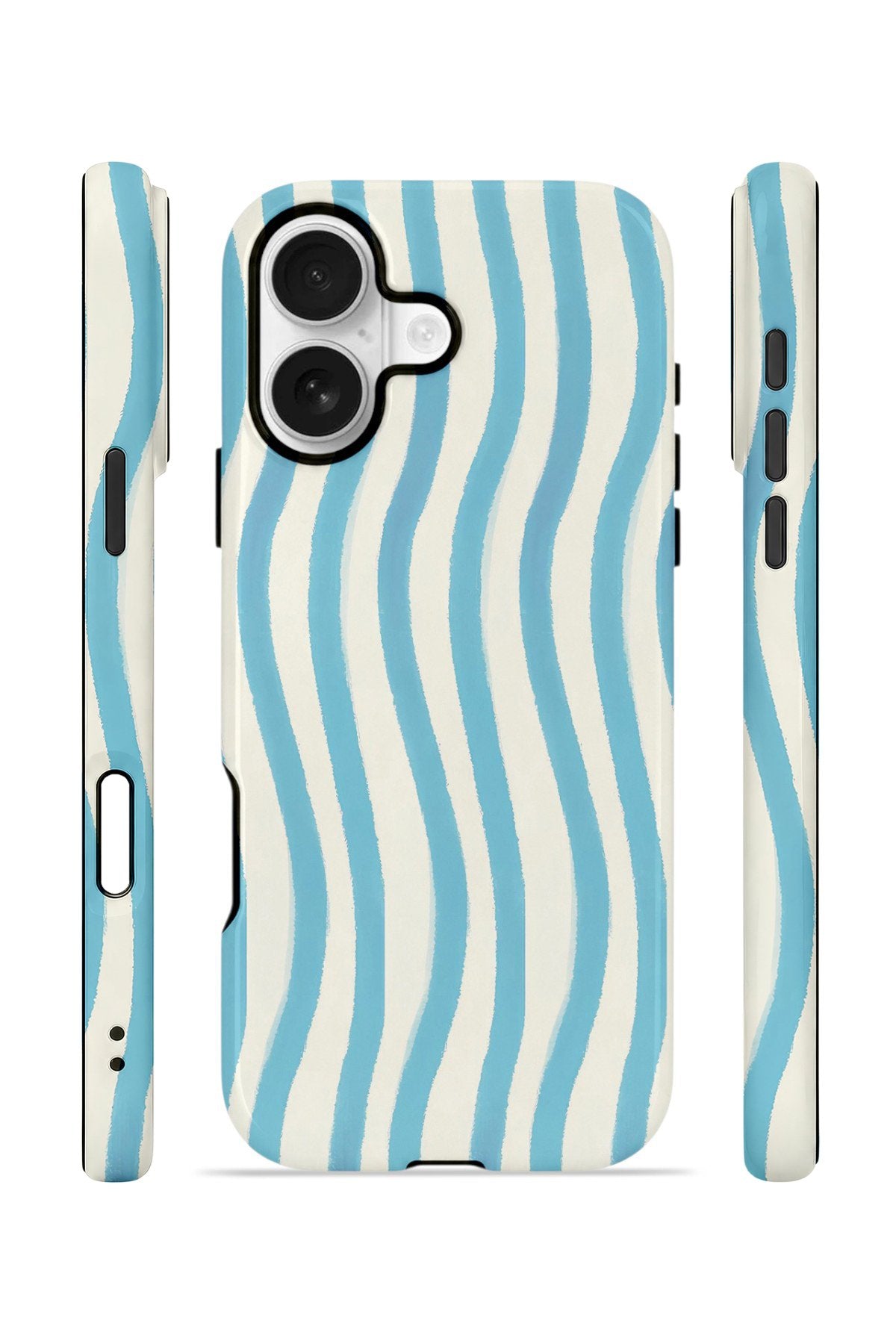 iPhone 16 Plus Vorian Çift Katmanlı MagSafe Kılıf Aqua Wave Riviera
