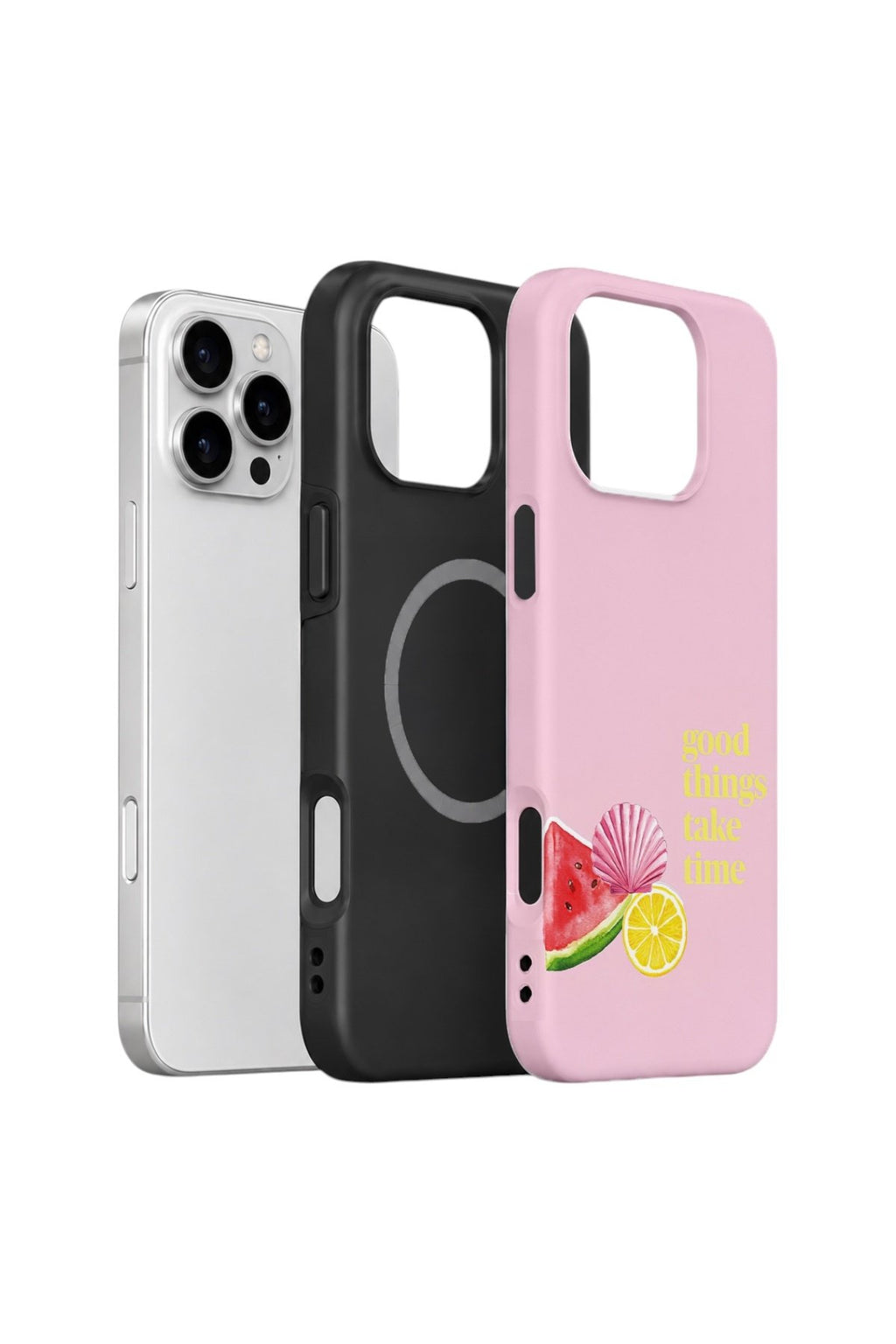 iPhone 16 Pro Vorian Çift Katmanlı MagSafe Kılıf Good Things Fruit Corner