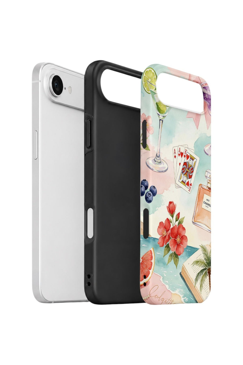 iPhone 17 Air Vorian Çift Katmanlı Kılıf Mediterranean Holiday Collage