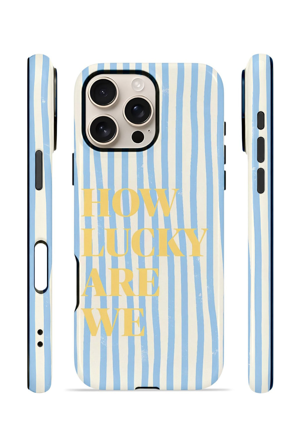 iPhone 16 Pro Vorian Çift Katmanlı Kılıf Lucky Summer Stripe