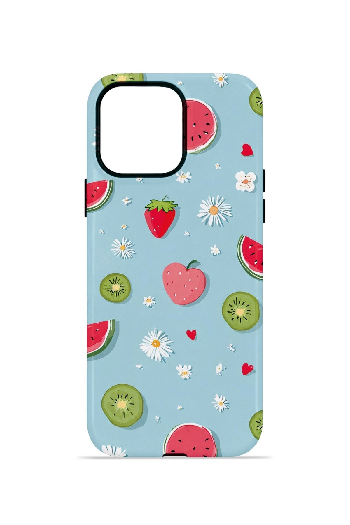 iPhone 12 Pro Vorian Çift Katmanlı Kılıf Fruit Confetti Sky