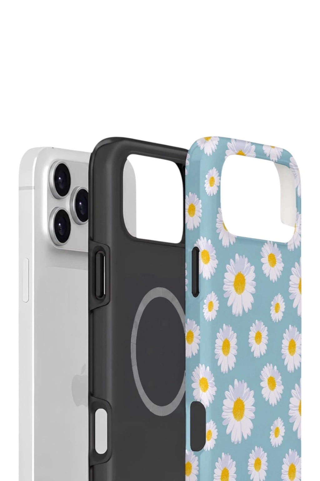 iPhone 17 Pro Vorian Çift Katmanlı MagSafe Kılıf Daisy Sky