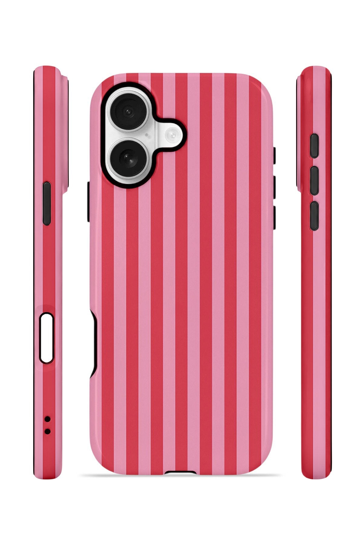 iPhone 17 Vorian Çift Katmanlı Kılıf Raspberry Cabana