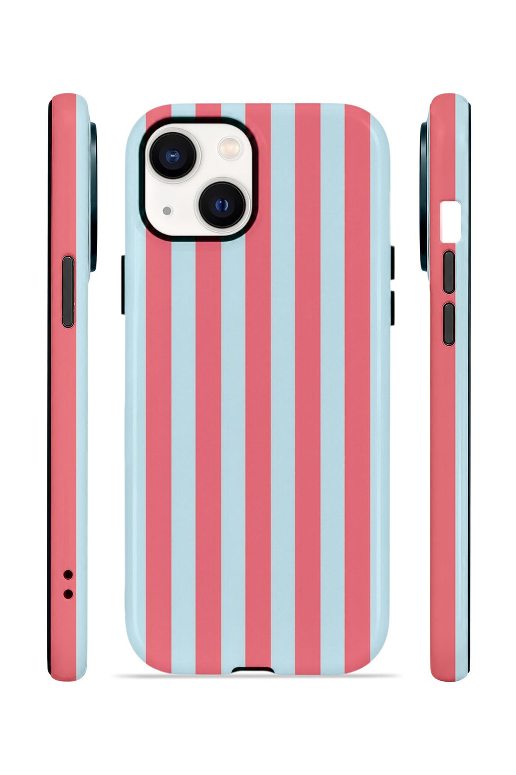 iPhone 15 Vorian Çift Katmanlı Kılıf Poolside Candy Stripe