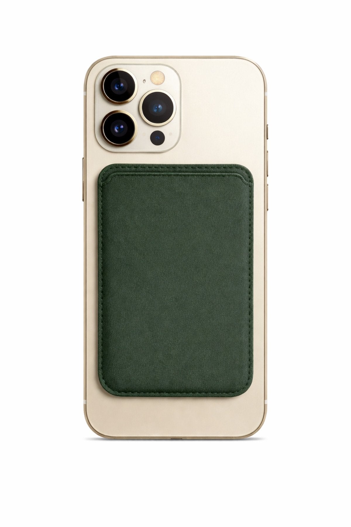 Aurevia Suede Green (Yeşil) Magsafe Kartlık