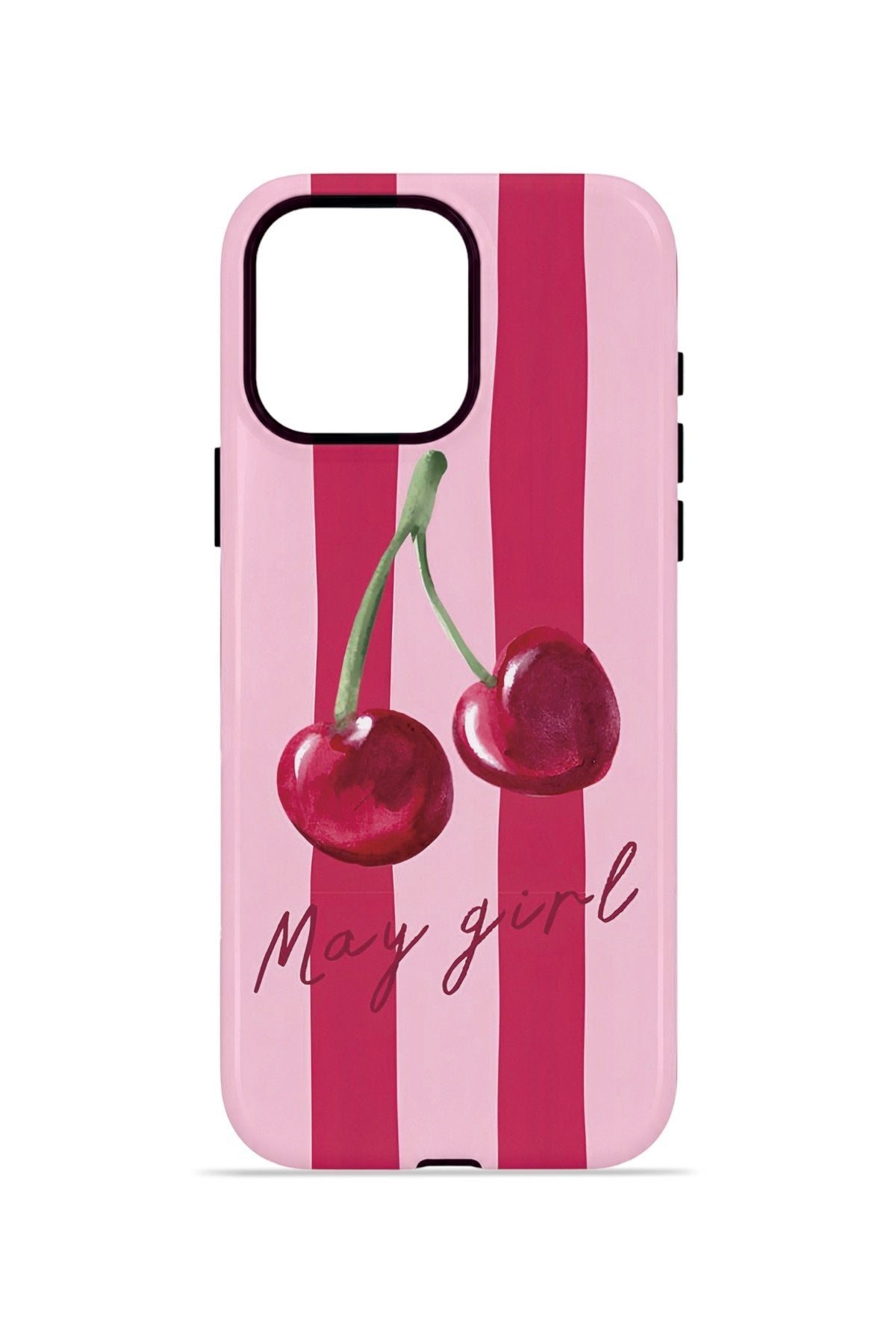 iPhone 15 Pro Vorian Çift Katmanlı MagSafe Kılıf Cherry Girl