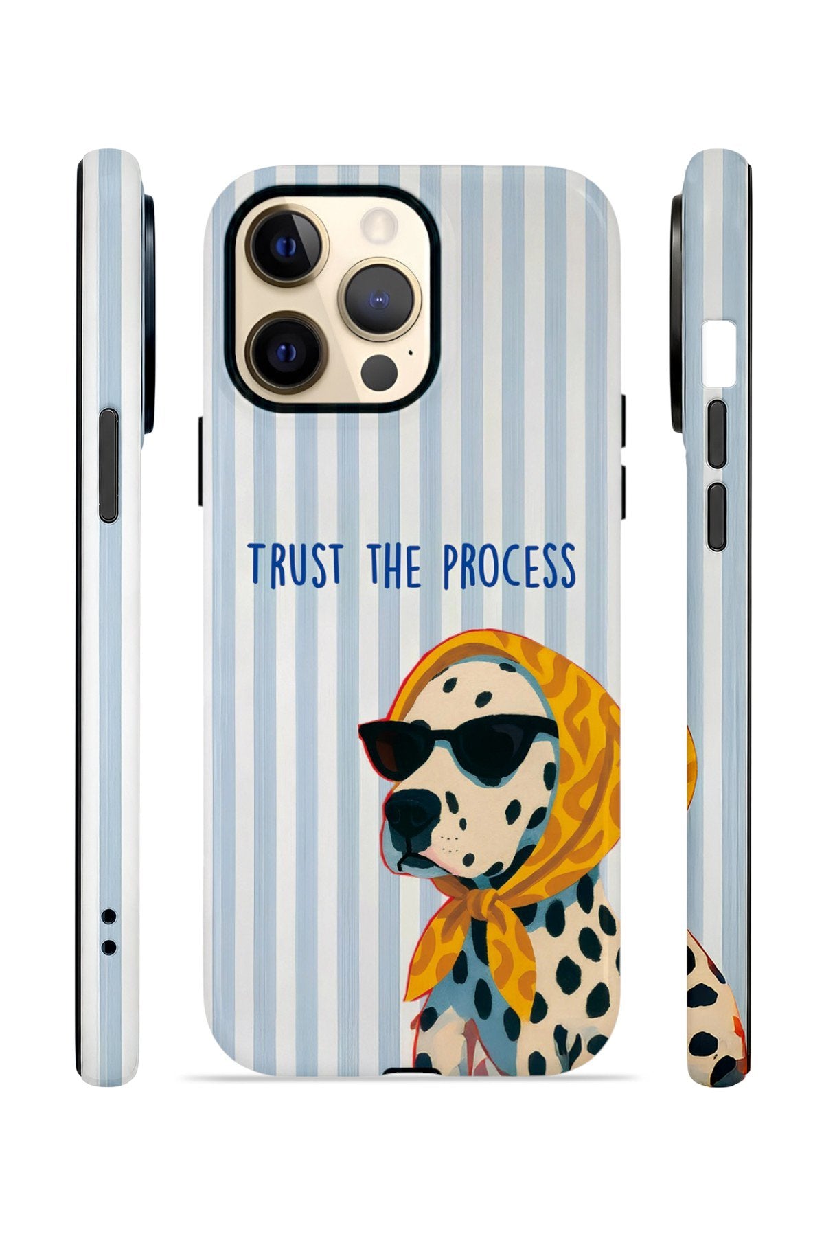iPhone 13 Pro Vorian Çift Katmanlı Kılıf Trust The Process Dalmatian