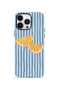 iPhone 13 Pro Vorian Çift Katmanlı Kılıf Blue Orange Slices