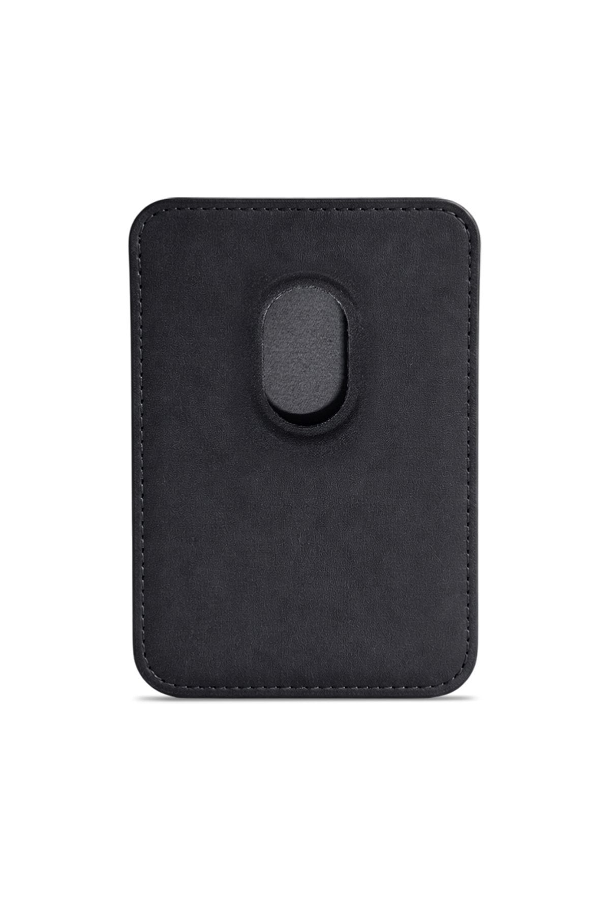 Aurevia Suede Black (Siyah) Magsafe Kartlık