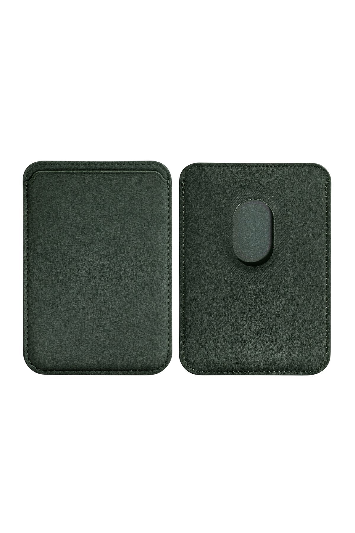 Aurevia Suede Green (Yeşil) Magsafe Kartlık