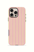 iPhone 16 Pro Vorian Çift Katmanlı Kılıf Lemon Candy Pinstripe